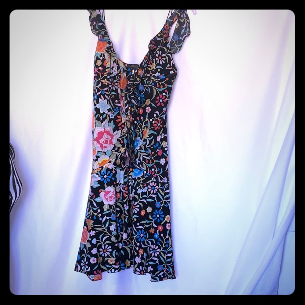 Roberto Cavalli silk floral dress